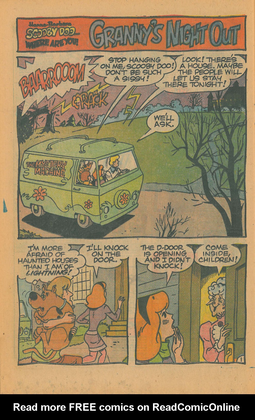 Read online Scooby Doo, Where Are You? (1975) comic -  Issue #5 - 24