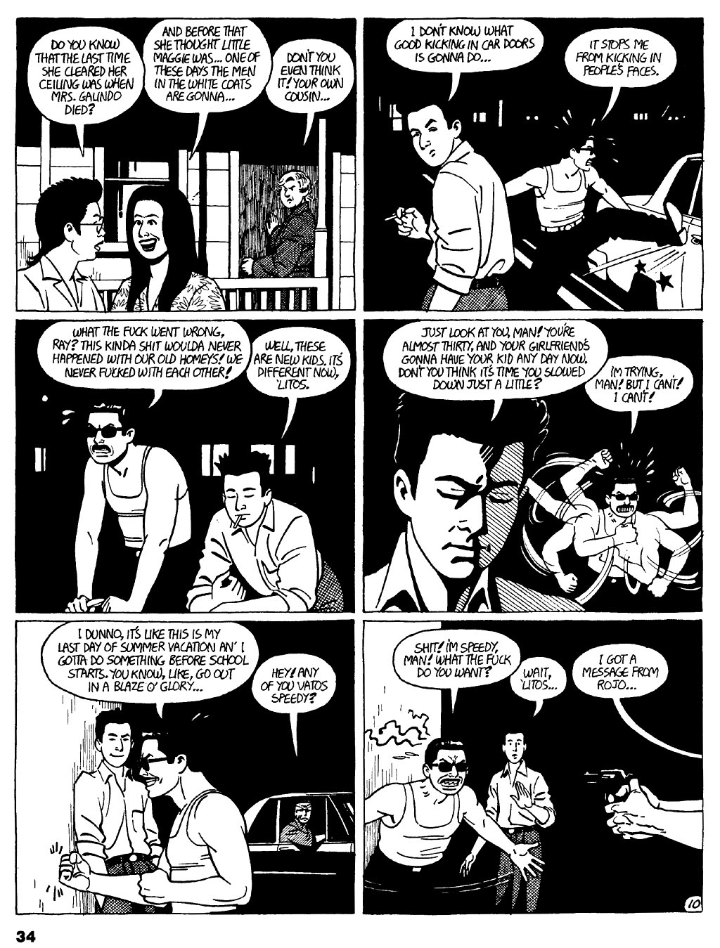 Read online Love and Rockets (1982) comic -  Issue #23 - 36