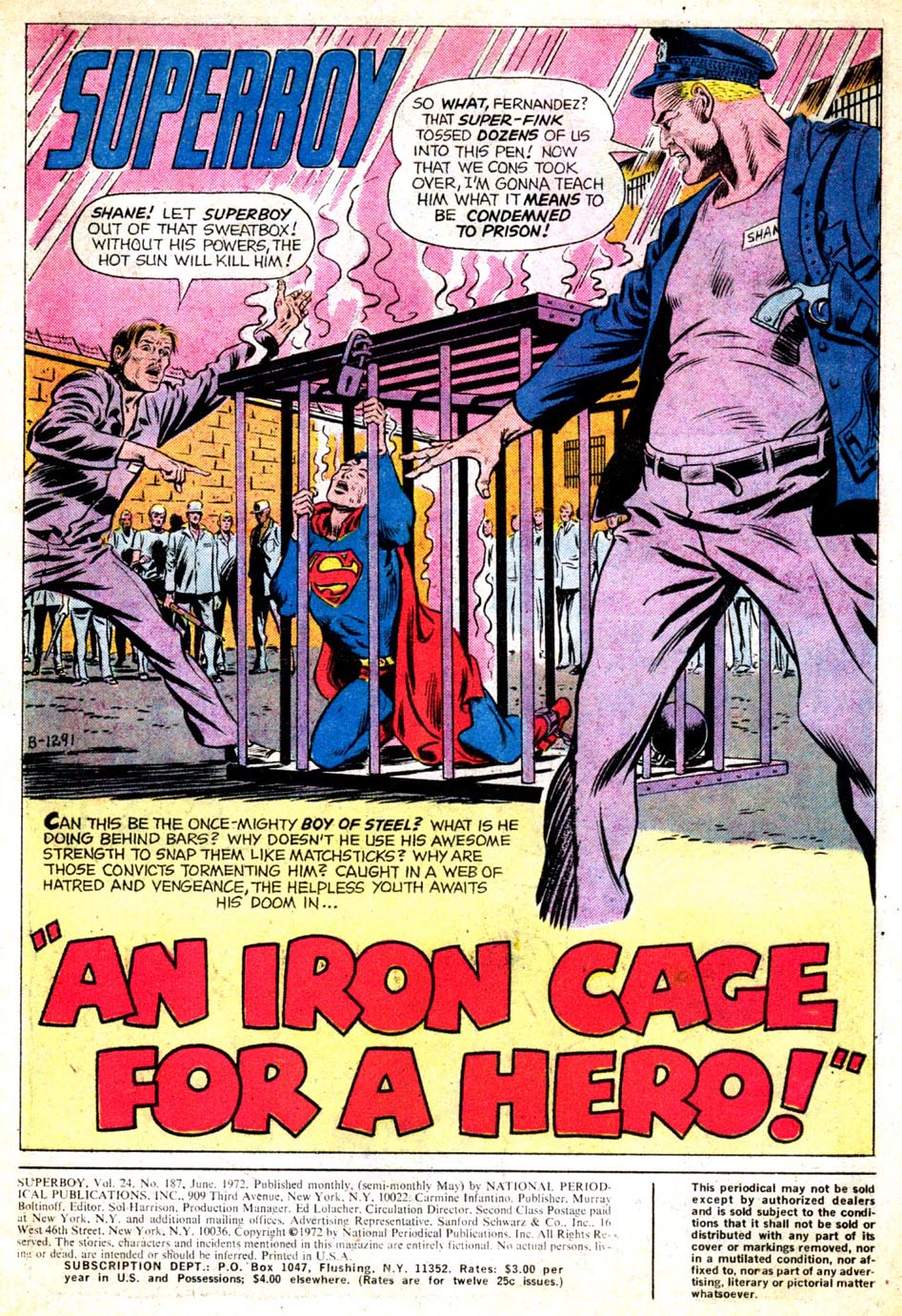 Read online Superboy (1949) comic -  Issue #187 - 2