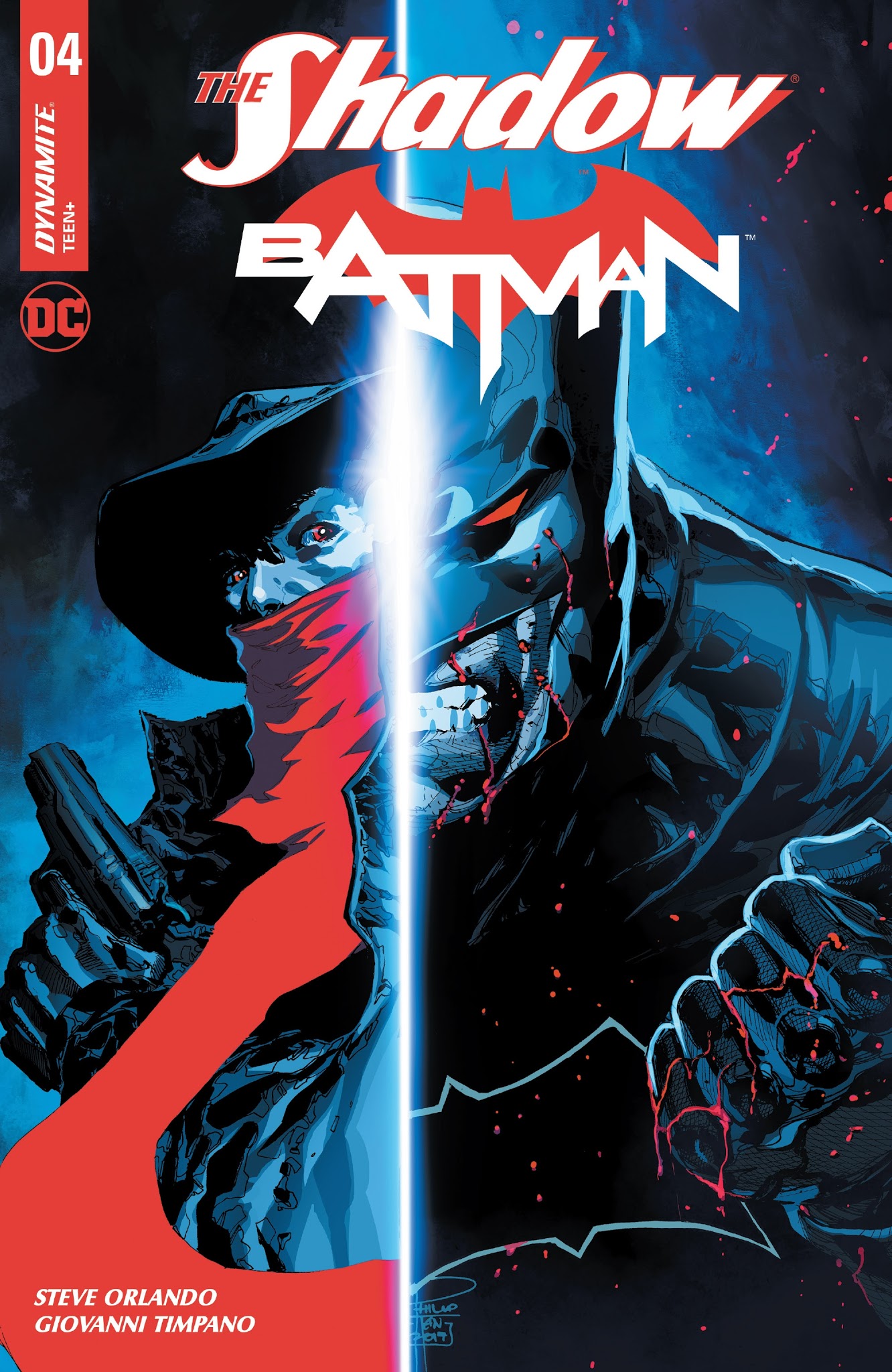 Read online The Shadow/Batman comic -  Issue #4 - 2