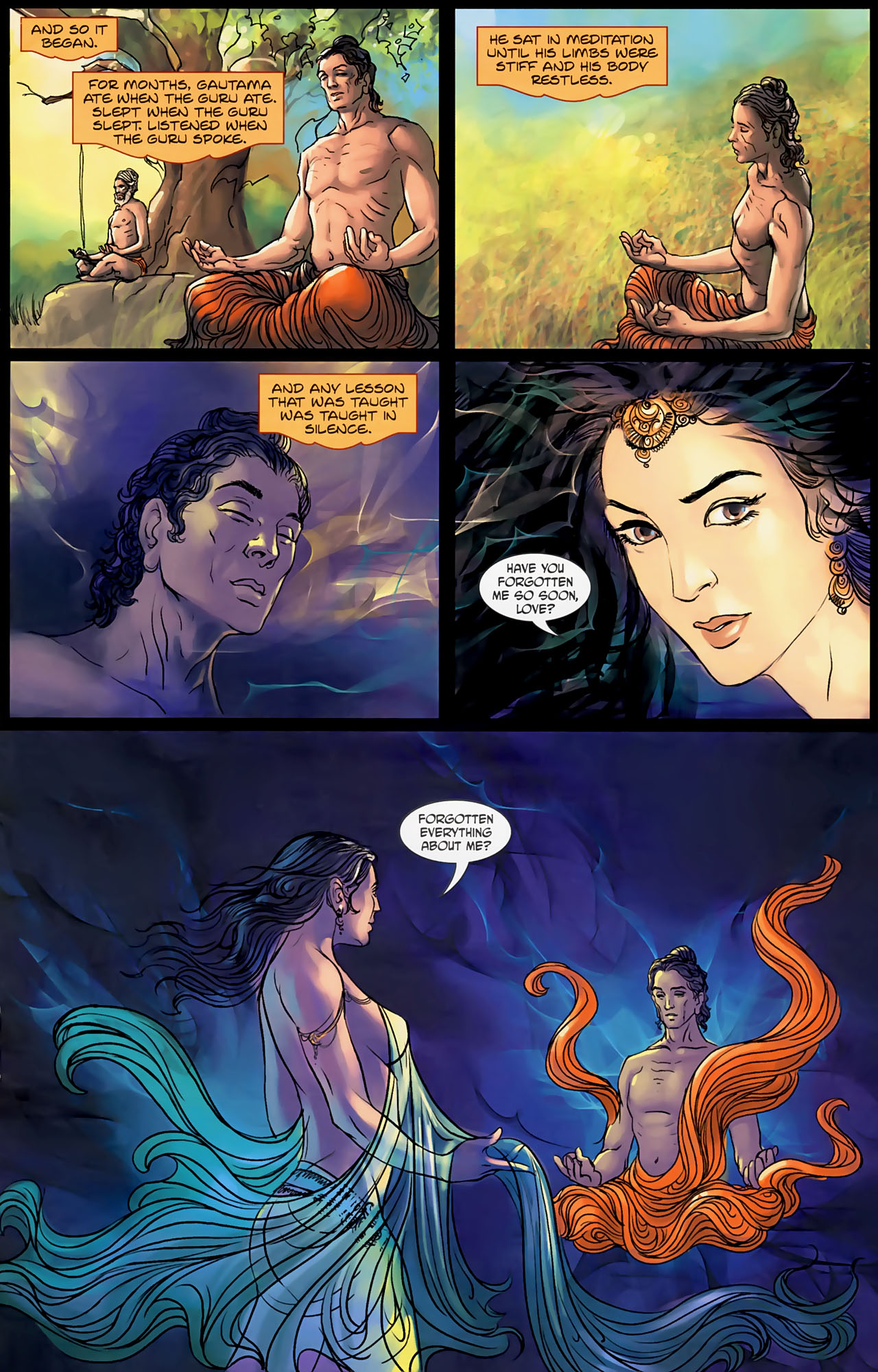 Read online Deepak Chopra's Buddha: A Story of Enlightenment comic -  Issue #4 - 19