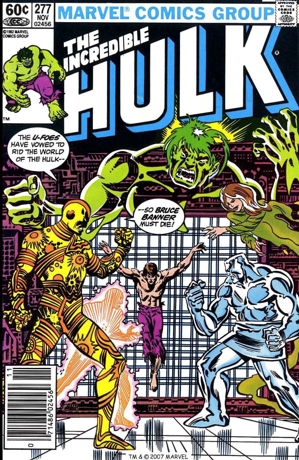 Read online The Incredible Hulk (1968) comic -  Issue #277 - 1