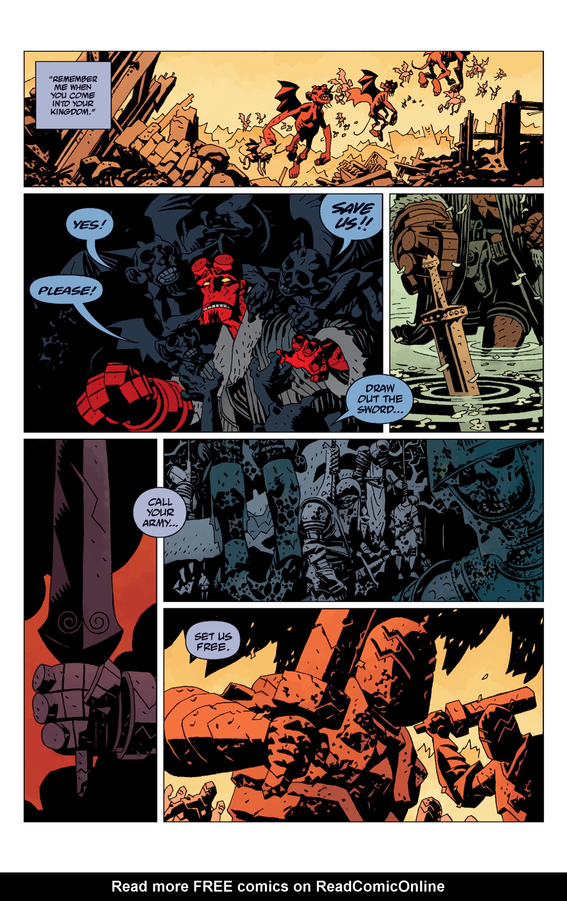 Read online Hellboy comic -  Issue #9 - 148