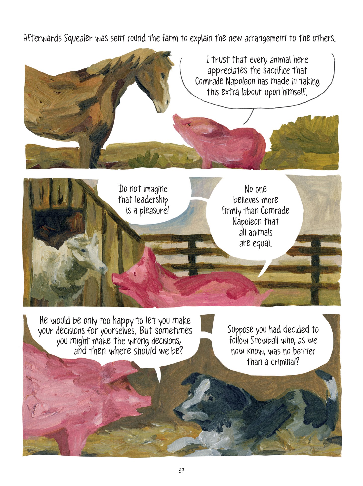 Read online Animal Farm: The Graphic Novel comic -  Issue # TPB (Part 1) - 78