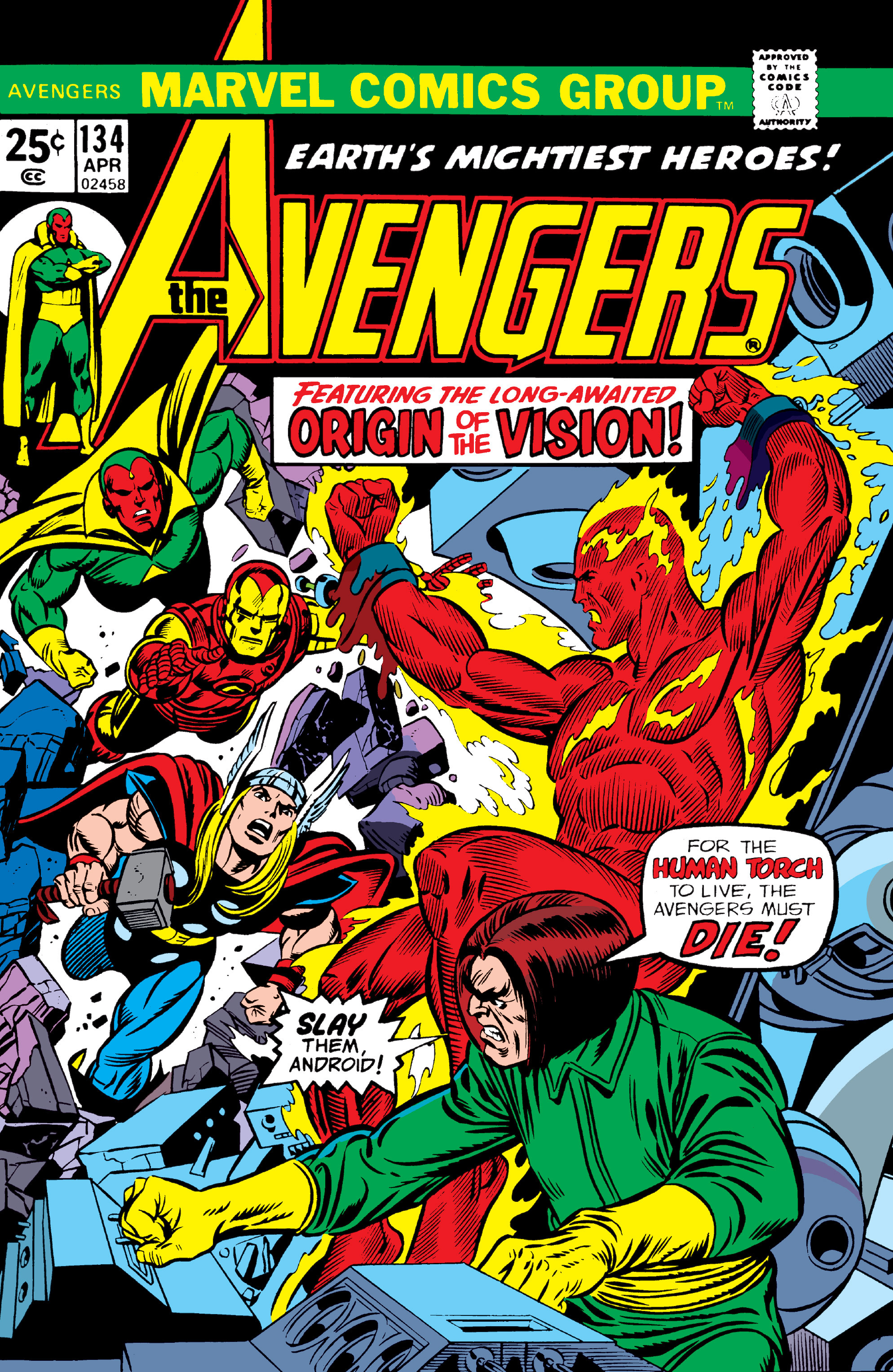 Read online The Avengers (1963) comic -  Issue #134 - 1