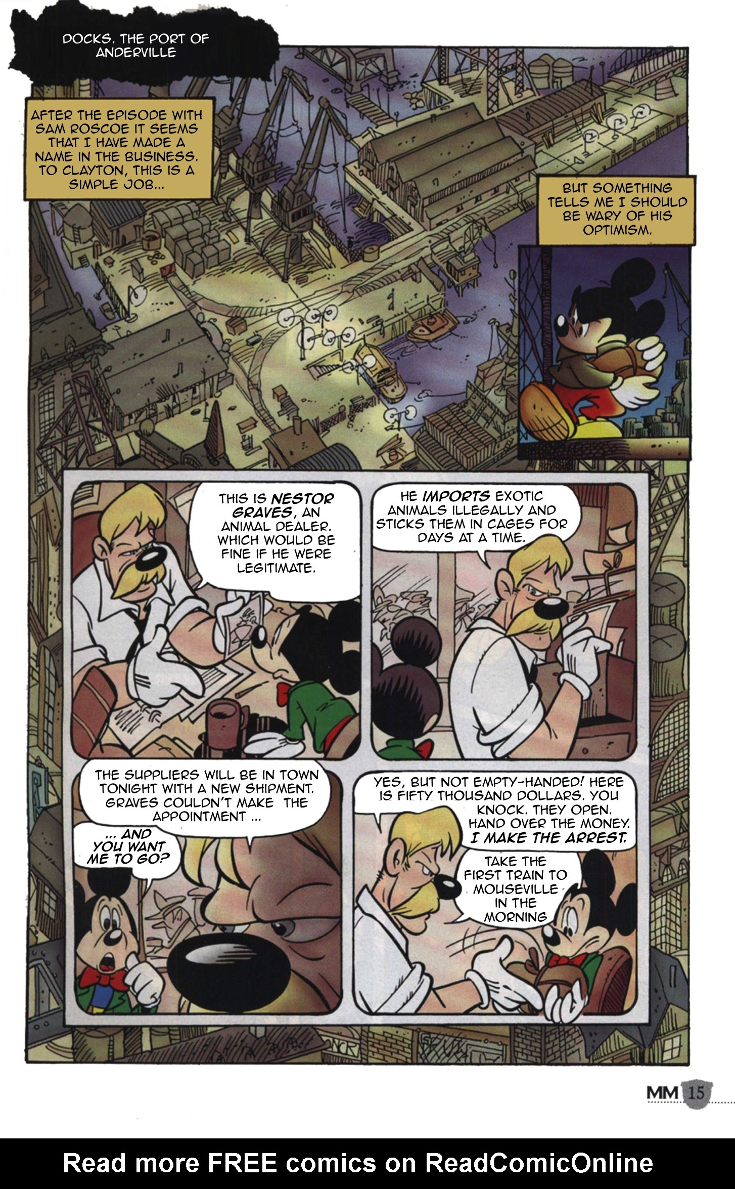Read online Mickey Mouse Mystery Magazine comic -  Issue #2 - 15