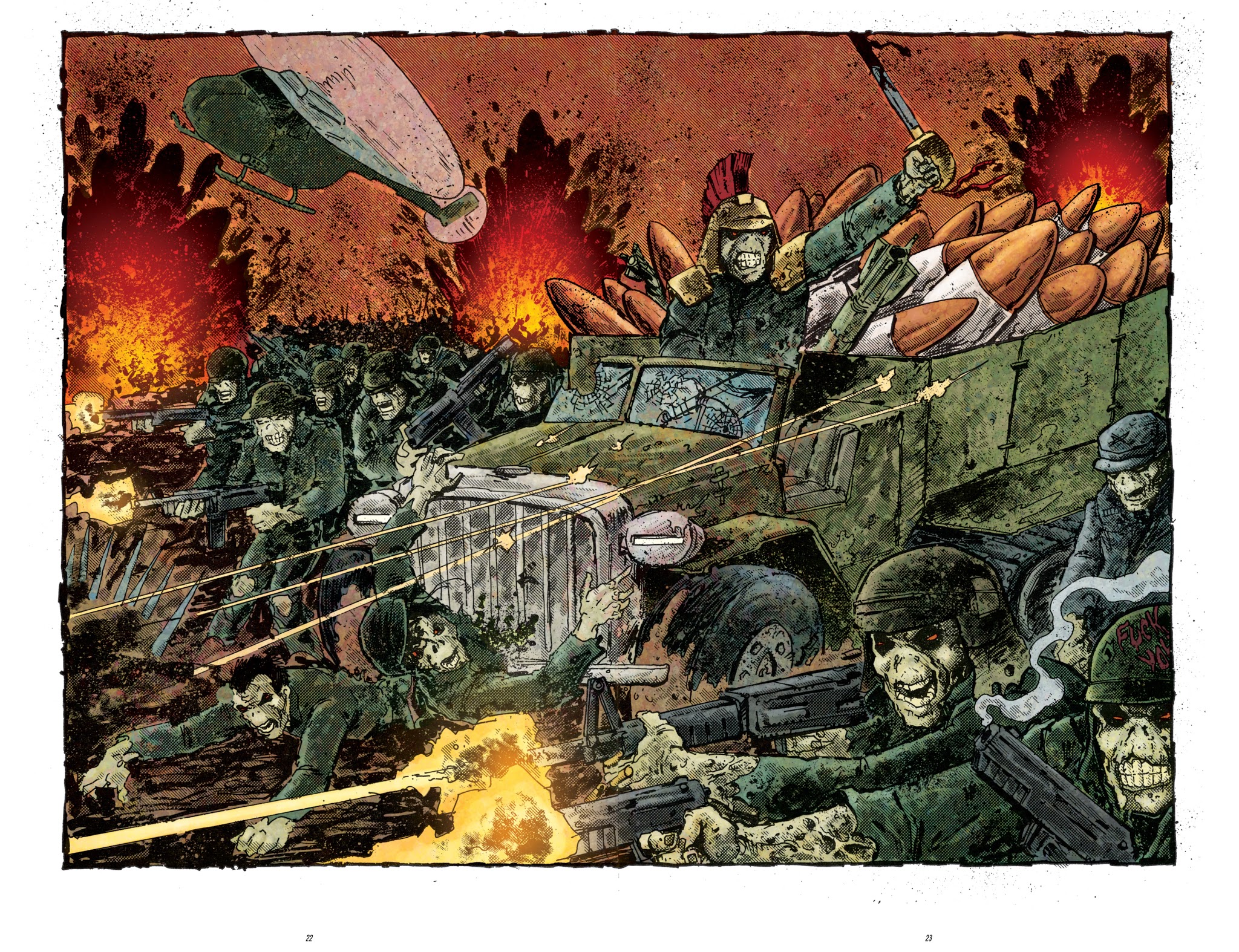 Read online Zombie War comic -  Issue #2 - 22