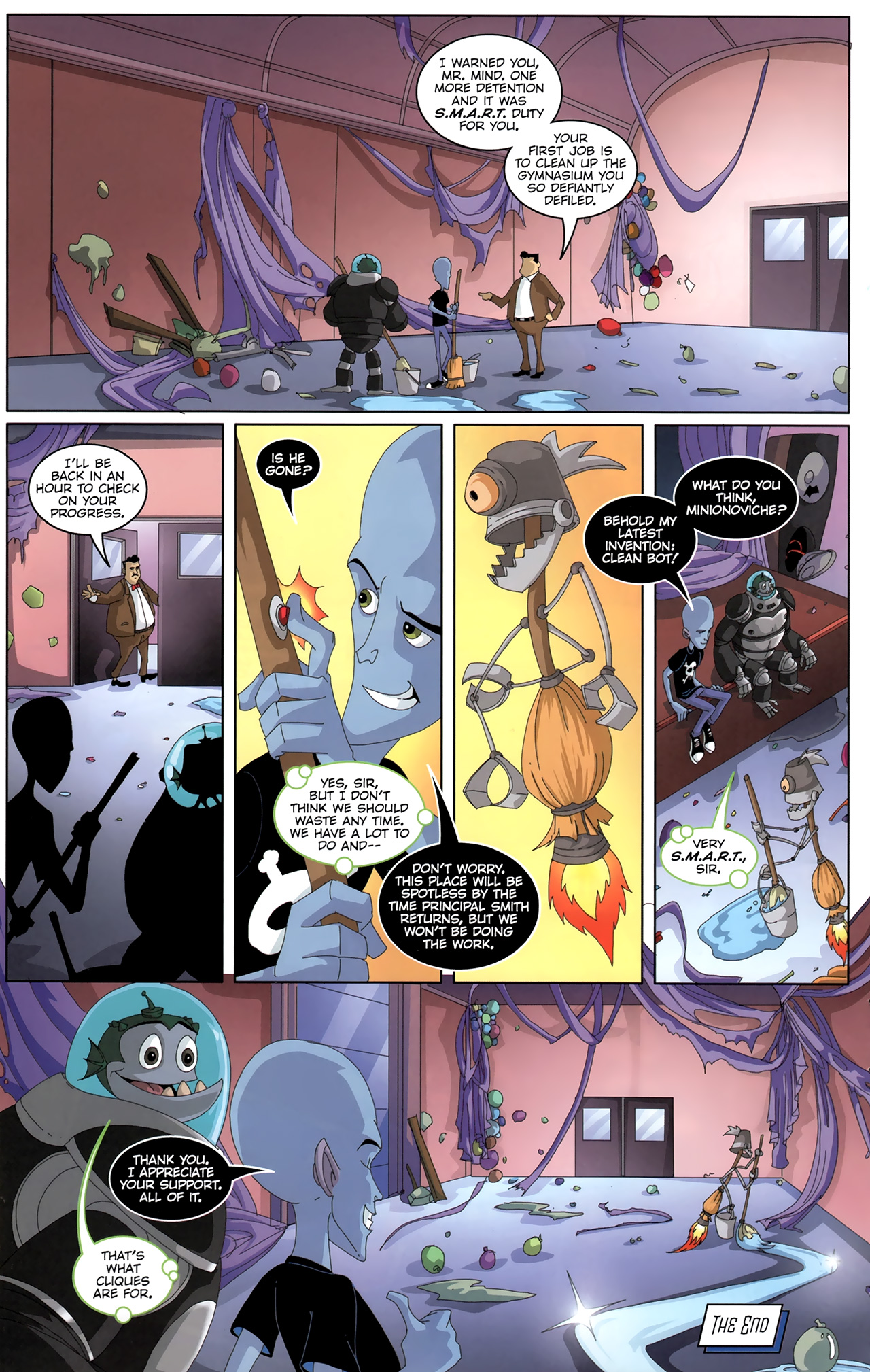 Read online Megamind: Bad. Blue. Brilliant. comic -  Issue #1 - 22