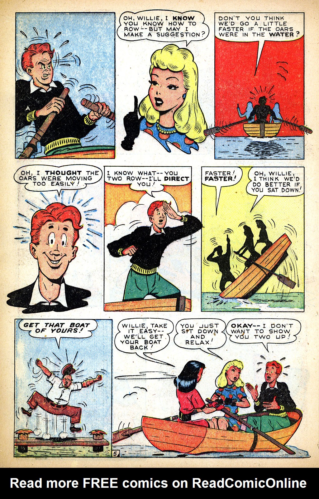 Read online Willie Comics (1946) comic -  Issue #7 - 16