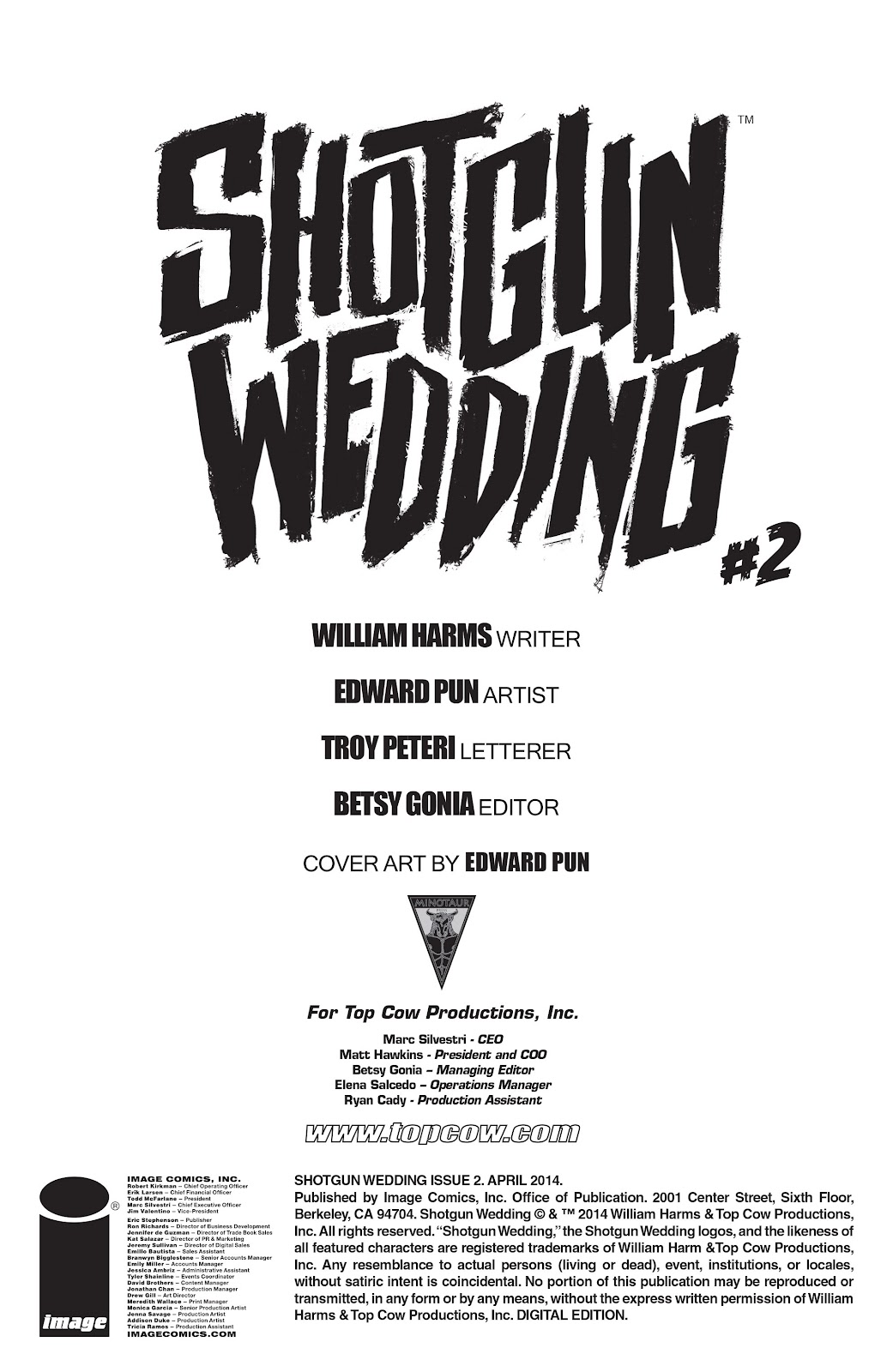 Shotgun Wedding issue 2 - Page 2