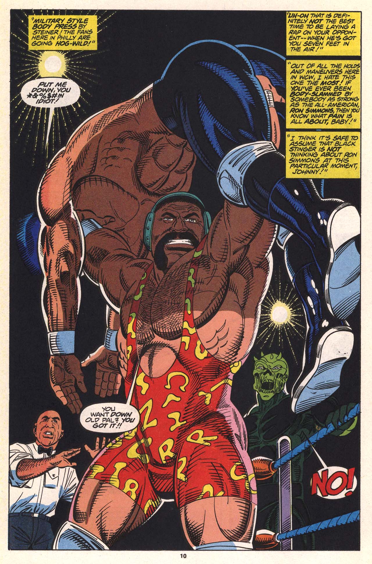 Read online WCW World Championship Wrestling comic -  Issue #9 - 12