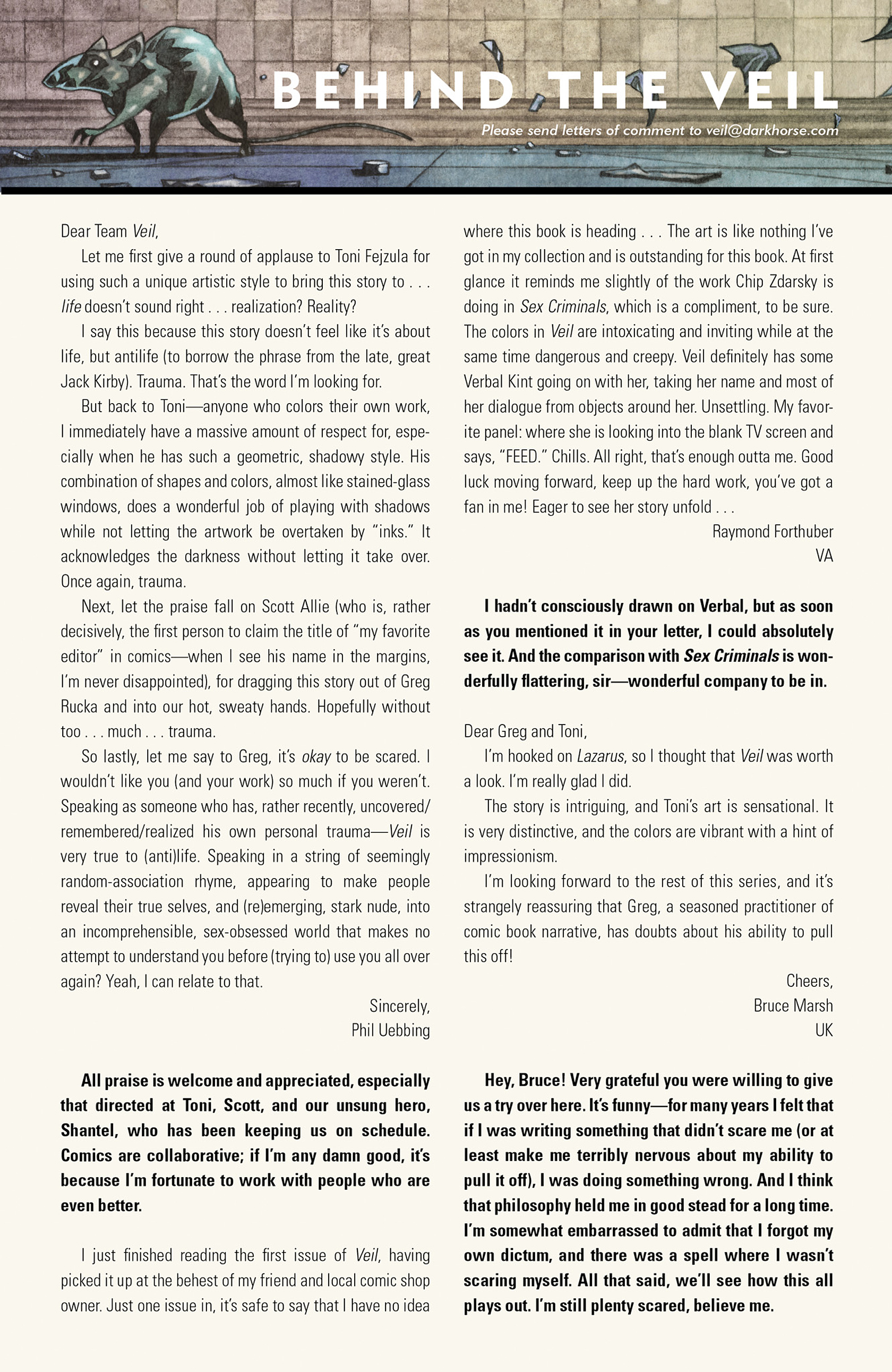 Read online Veil comic -  Issue #3 - 25