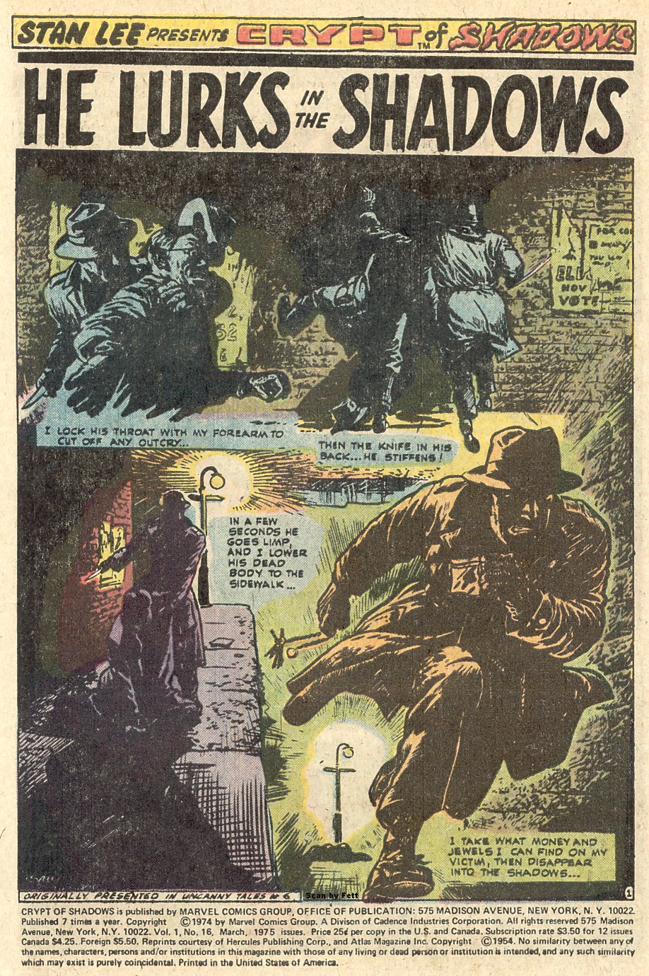 Read online Crypt of Shadows comic -  Issue #16 - 3