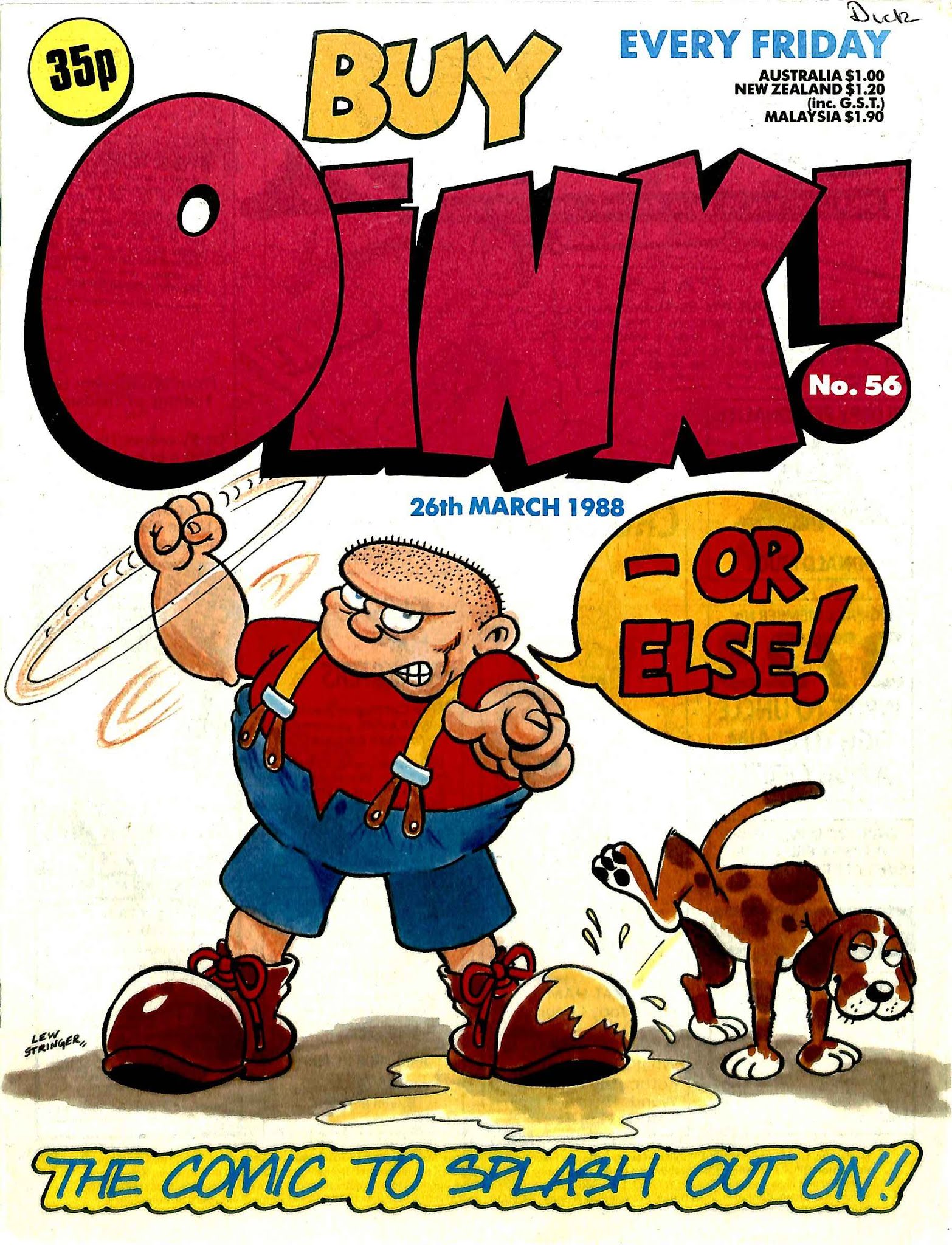 Read online Oink! comic -  Issue #56 - 1