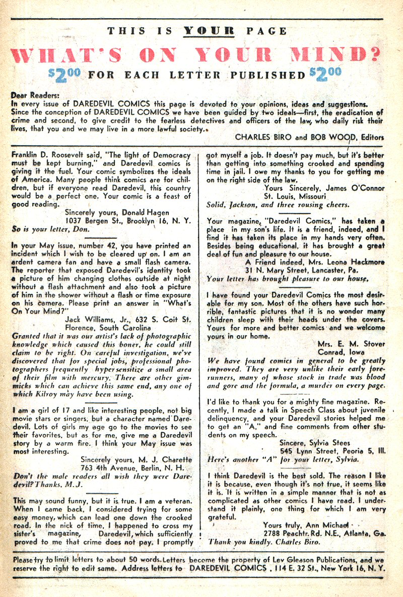 Read online Daredevil (1941) comic -  Issue #44 - 18