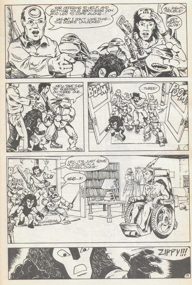 Read online Teenage Mutant Ninja Turtles (1984) comic -  Issue #15 - 18