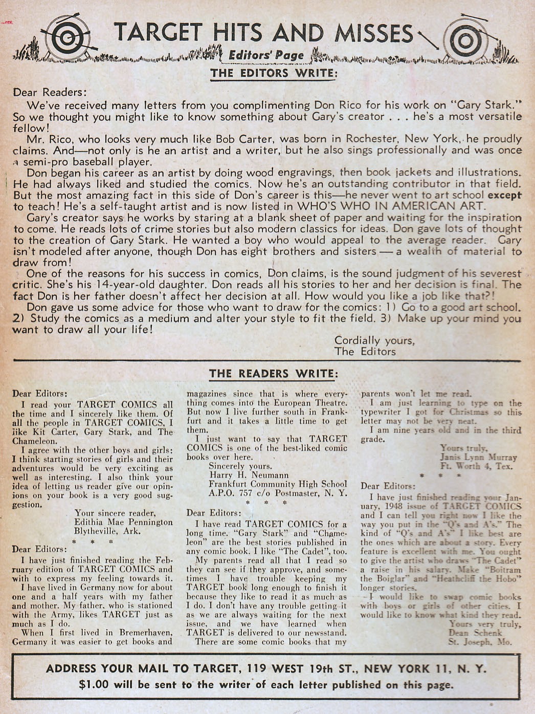 Read online Target Comics comic -  Issue #95 - 2