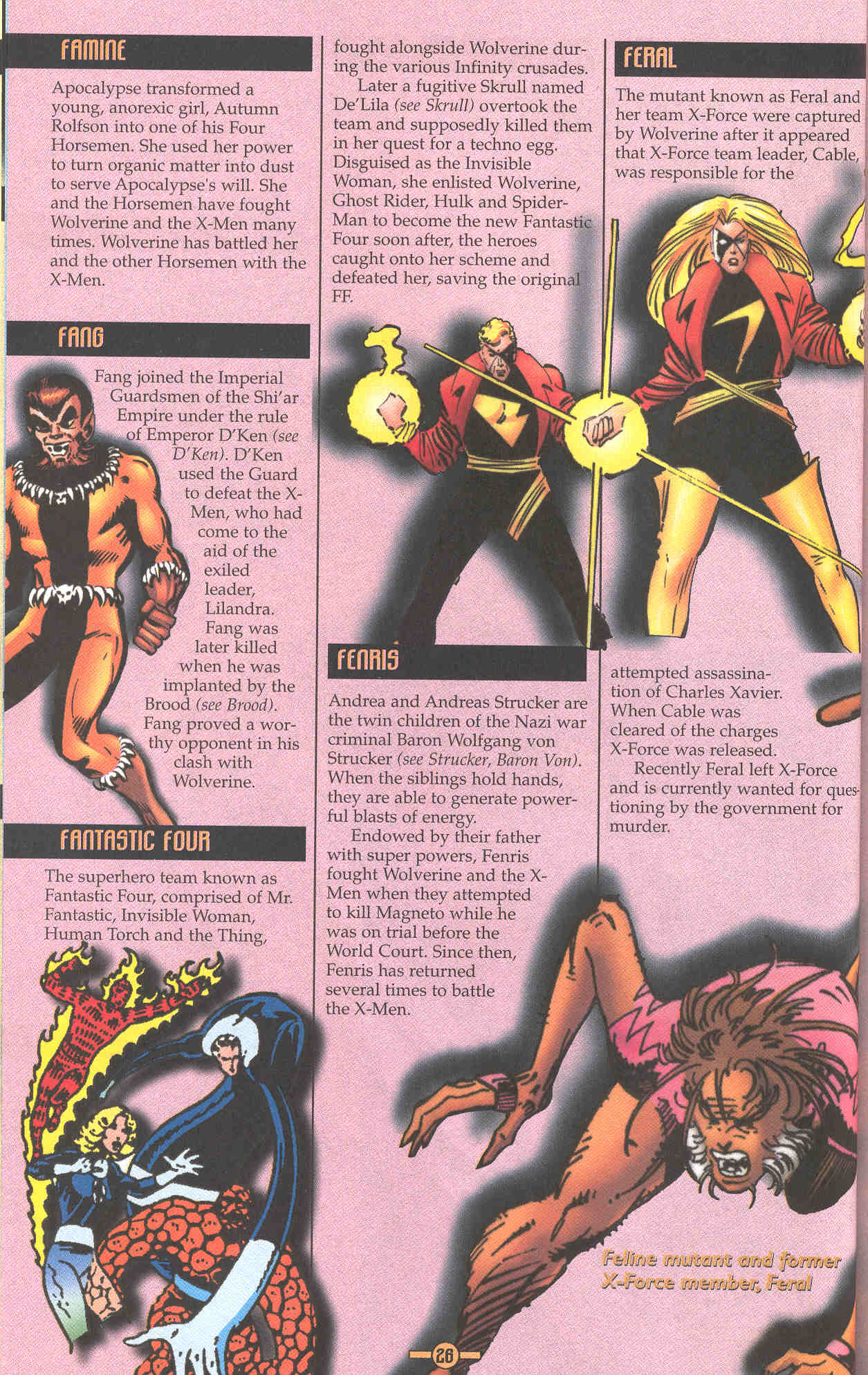 Read online Wolverine Encyclopedia comic -  Issue #1 - 30