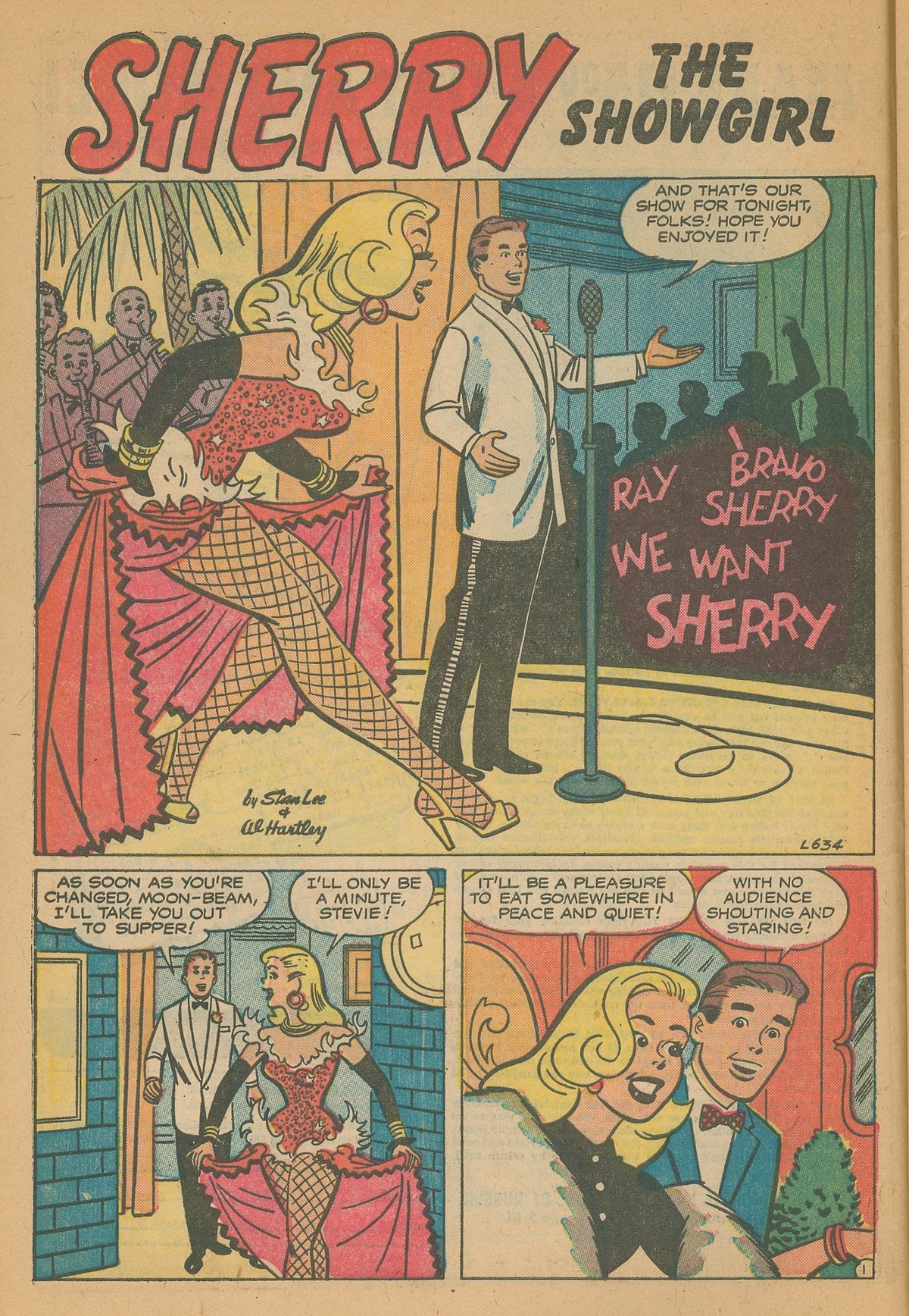 Read online Sherry the Showgirl (1957) comic -  Issue #5 - 10