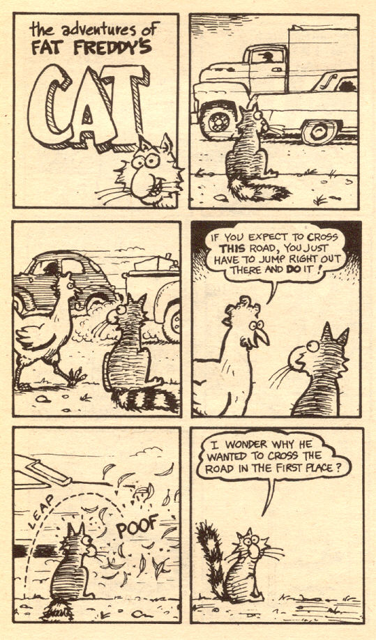 Read online Adventures of Fat Freddy's Cat comic -  Issue #2 - 45