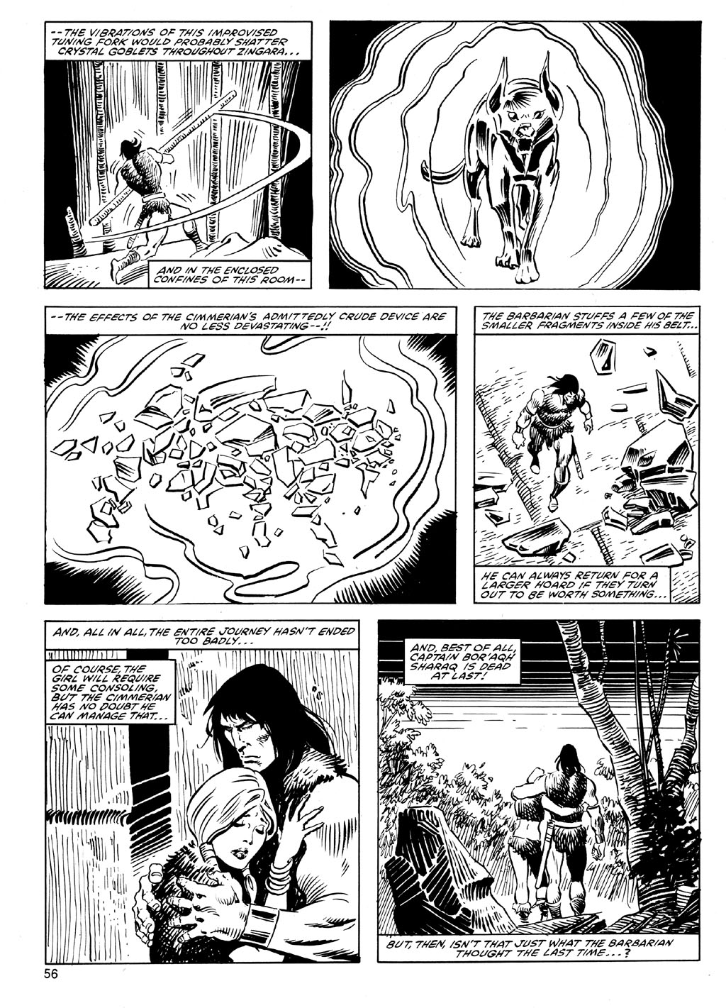 Read online The Savage Sword Of Conan comic -  Issue #92 - 55