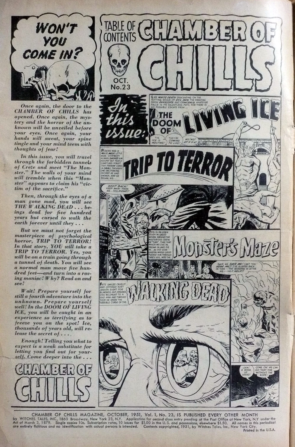 Read online Chamber of Chills (1951) comic -  Issue #23 - 2