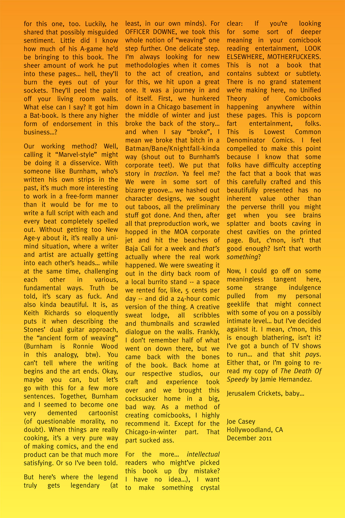 Read online Officer Downe: Bigger, Better, Bastard Edition comic -  Issue # TPB - 56