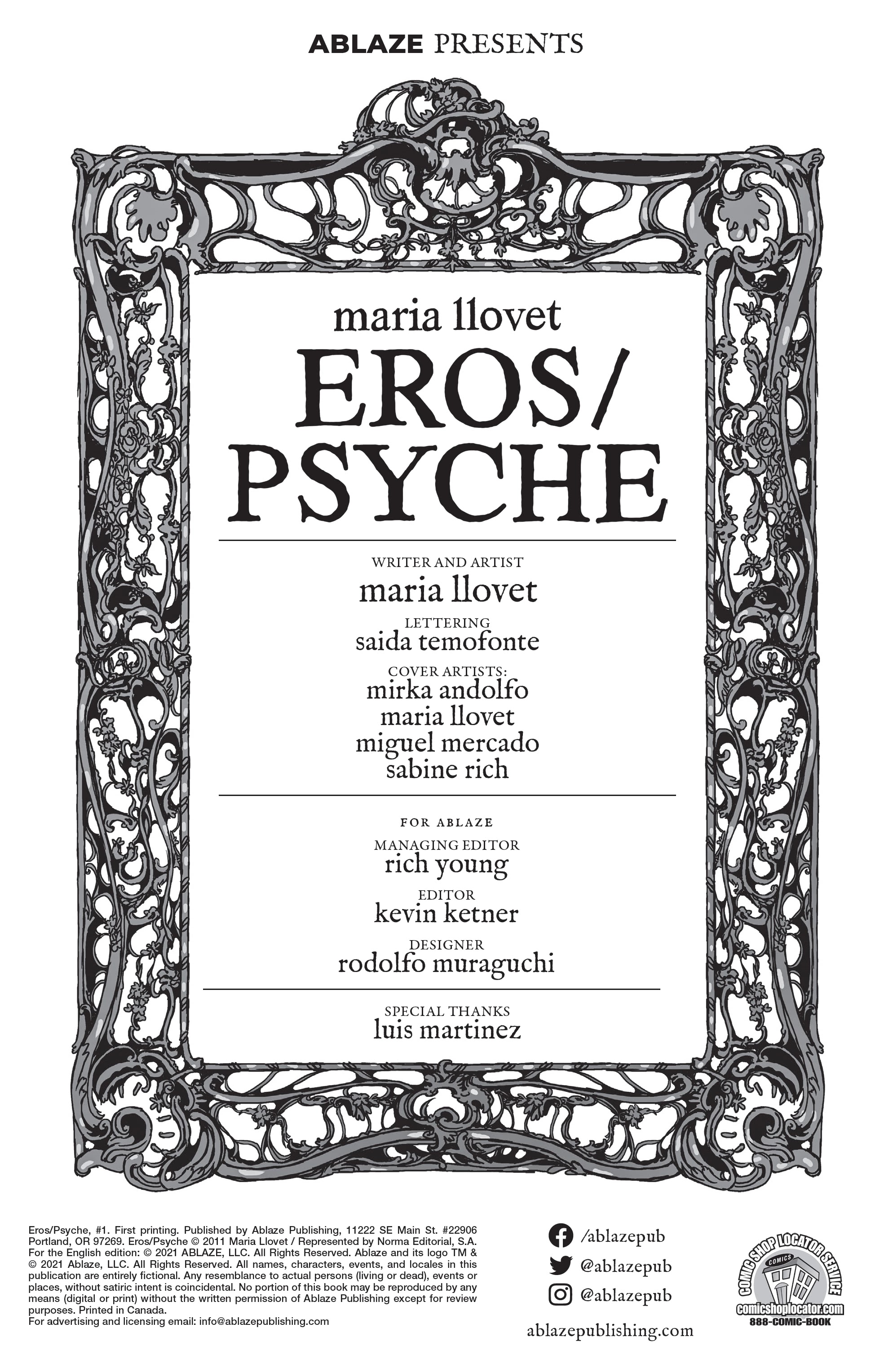 Read online Eros/Psyche comic -  Issue #1 - 2