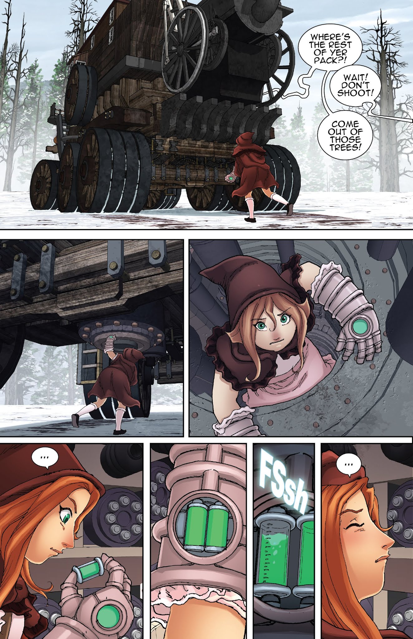 Read online Steampunk Red Riding Hood comic -  Issue # Full - 32