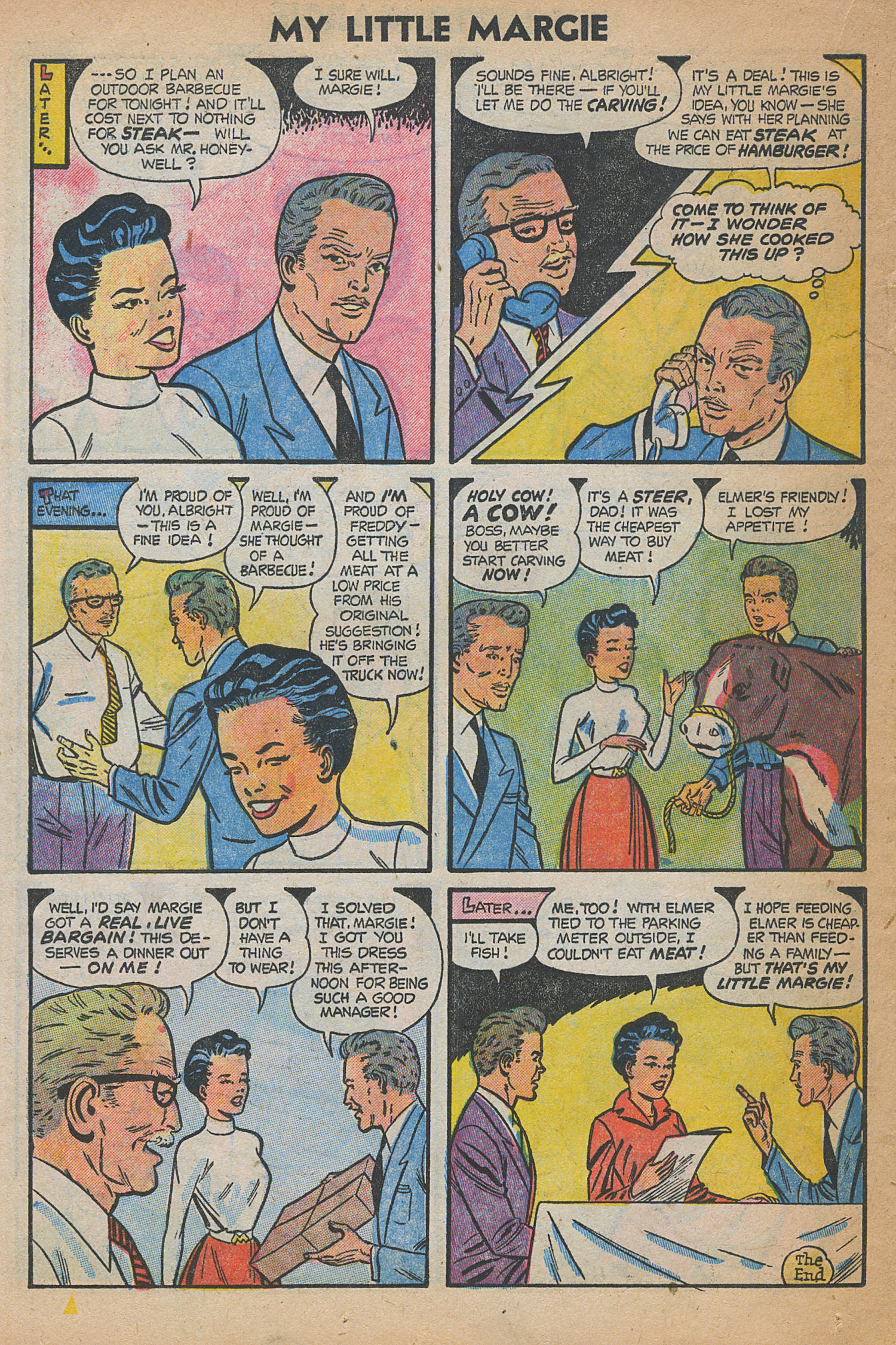 Read online My Little Margie (1954) comic -  Issue #1 - 20