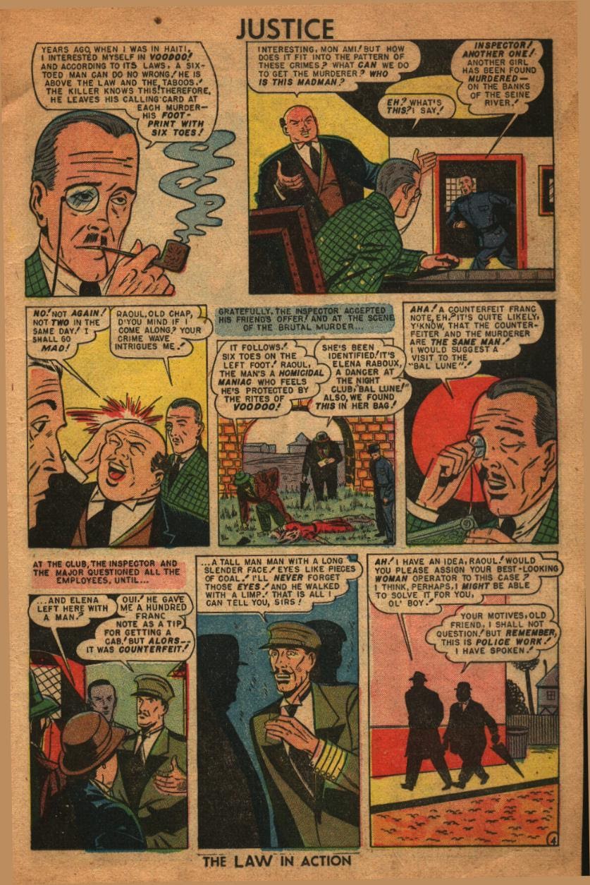 Read online Justice Comics (1948) comic -  Issue #6 - 17