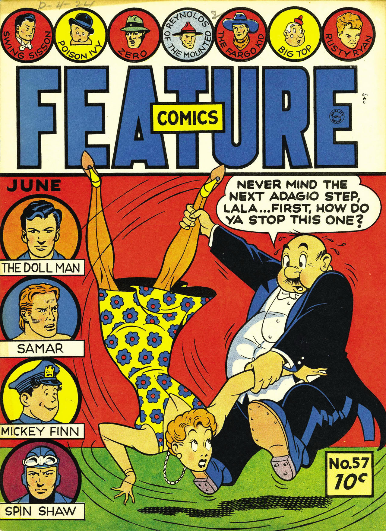 Read online Feature Comics comic -  Issue #57 - 1