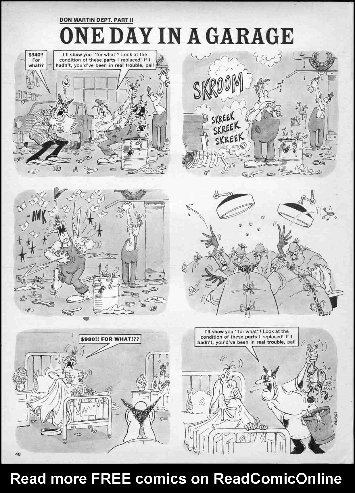 Read online MAD comic -  Issue #136 - 50