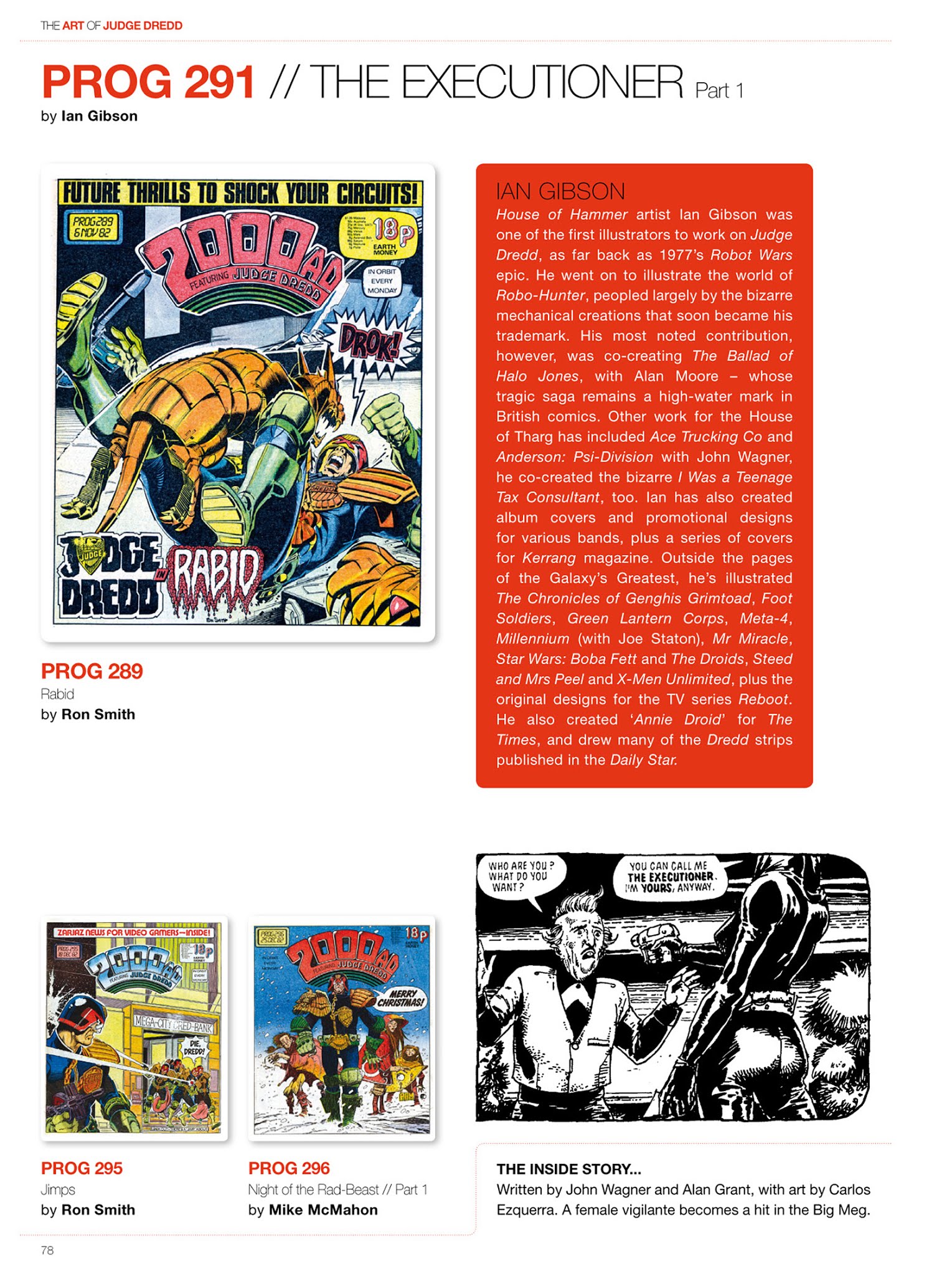 Read online The Art of Judge Dredd: Featuring 35 Years of Zarjaz Covers comic -  Issue # TPB (Part 1) - 76