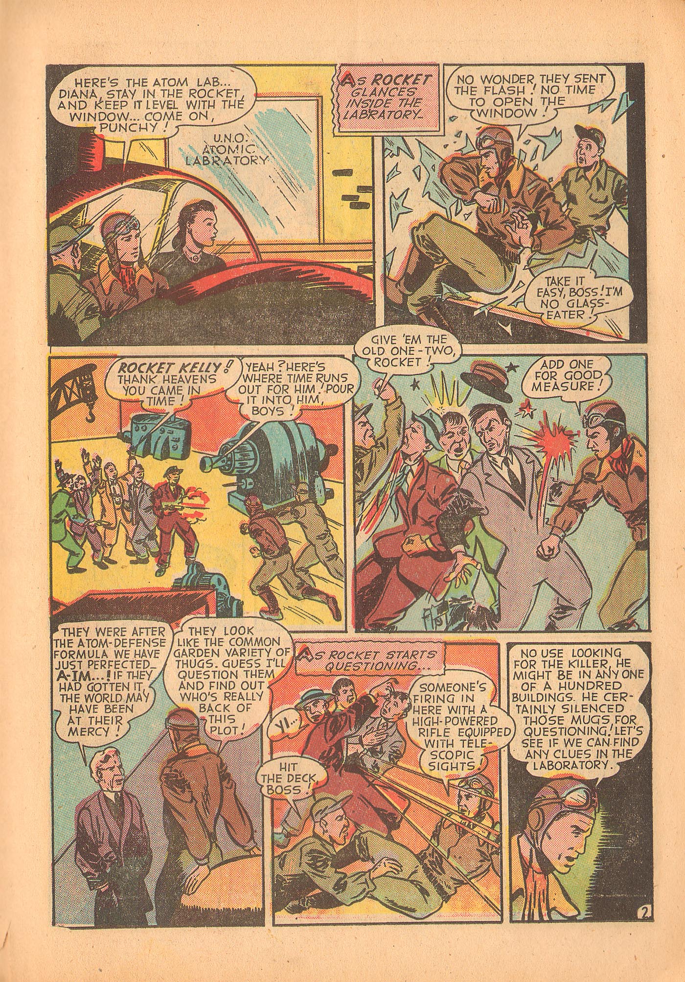 Read online Rocket Kelly (1945) comic -  Issue #4 - 15