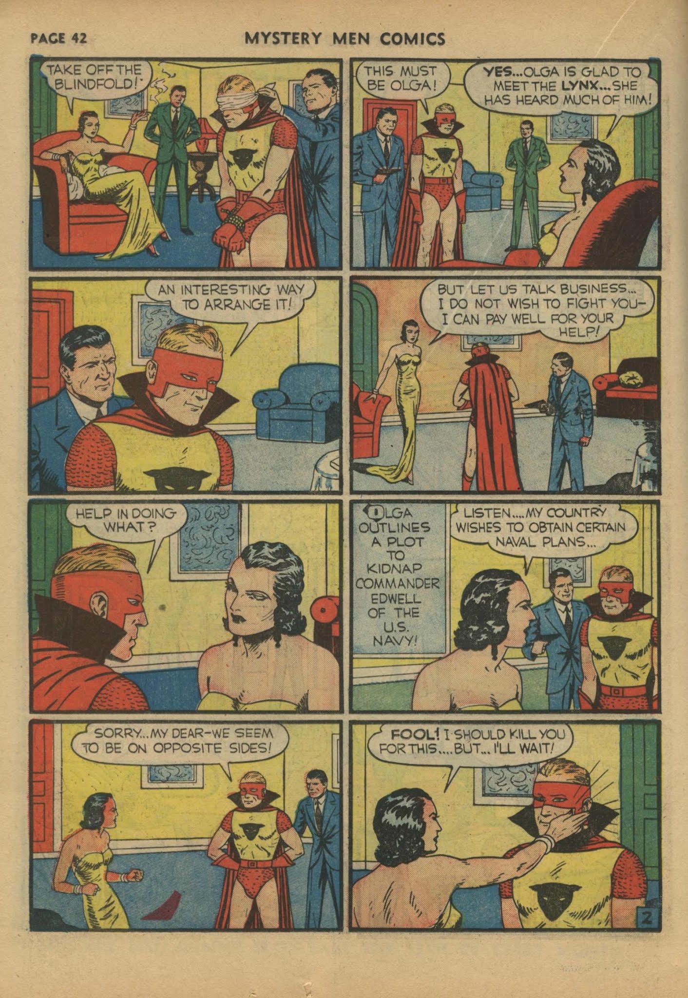Read online Mystery Men Comics comic -  Issue #17 - 44
