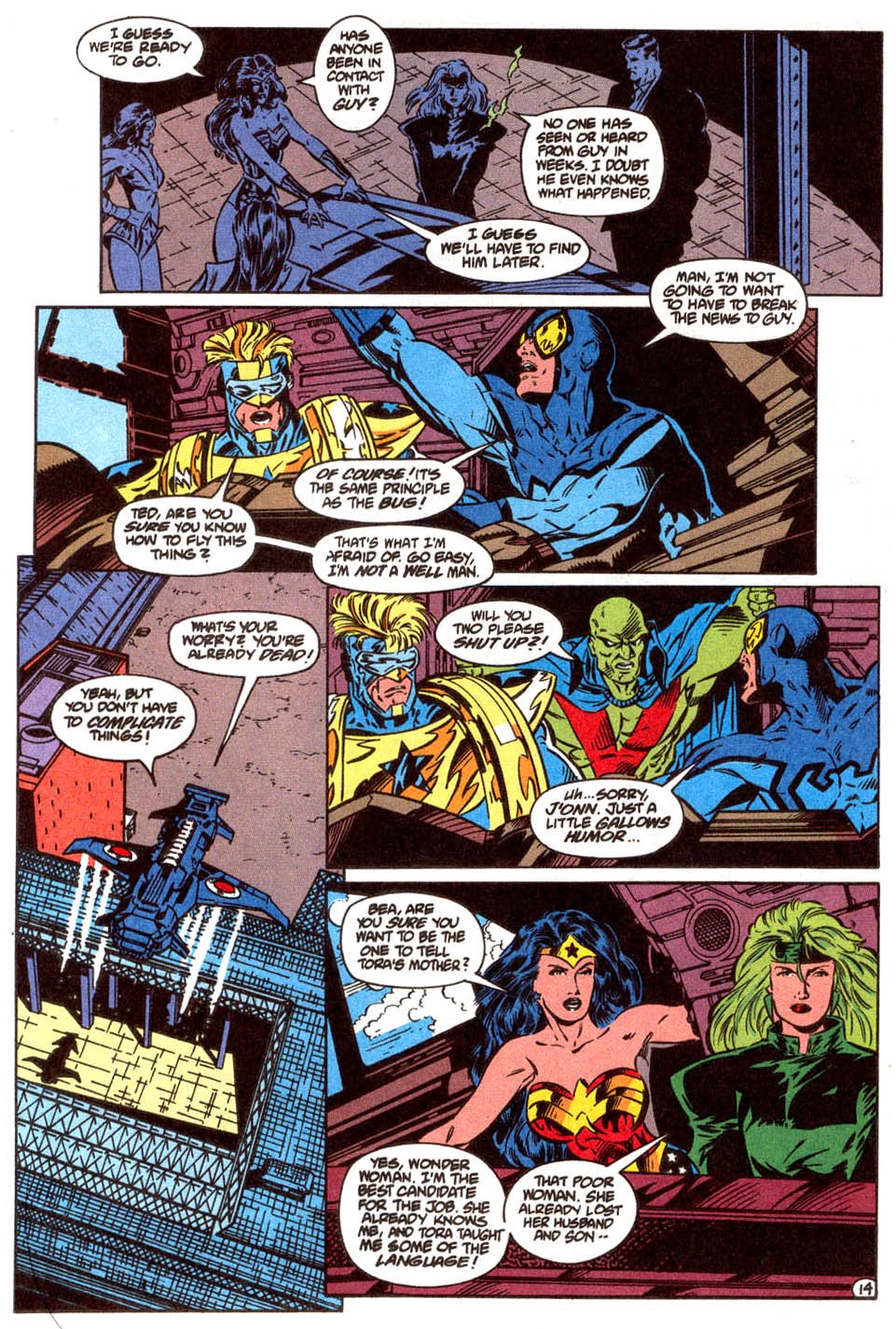 Read online Justice League America comic -  Issue #91 - 14