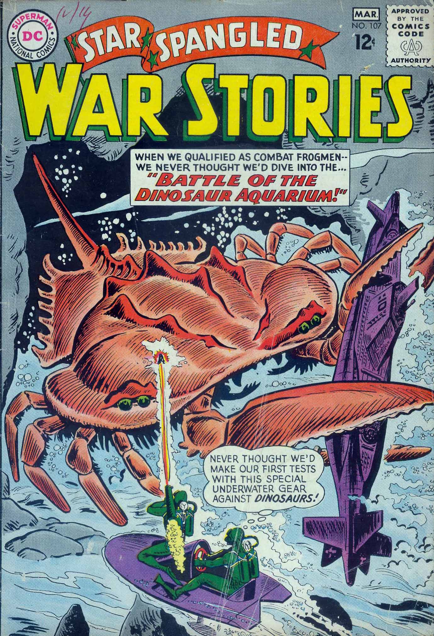 Read online Star Spangled War Stories (1952) comic -  Issue #107 - 1