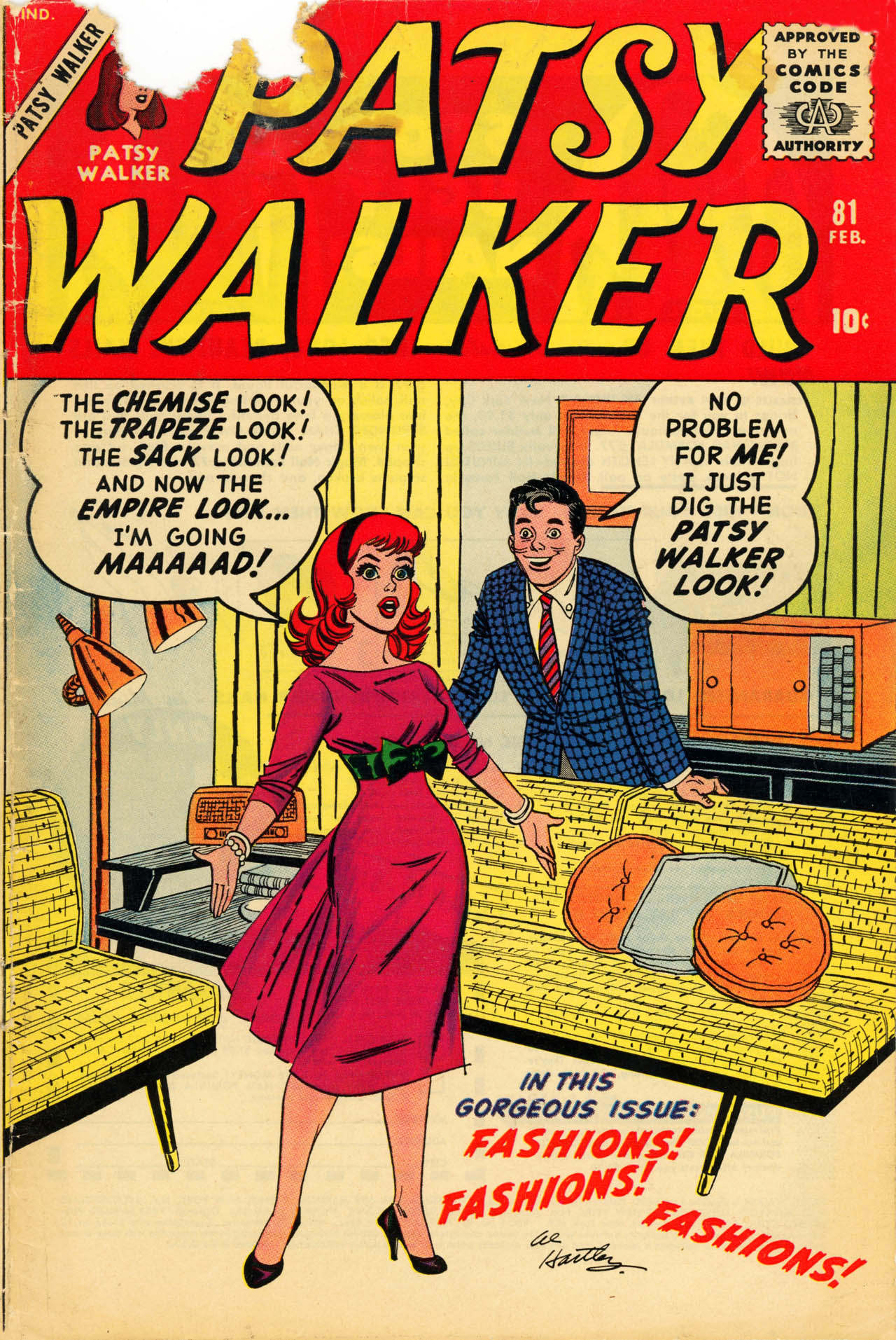 Read online Patsy Walker comic -  Issue #81 - 1