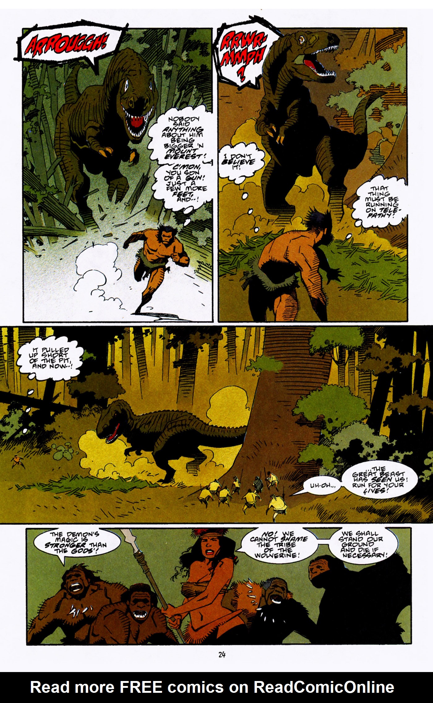Read online Wolverine • The Jungle Adventure comic -  Issue # Full - 26