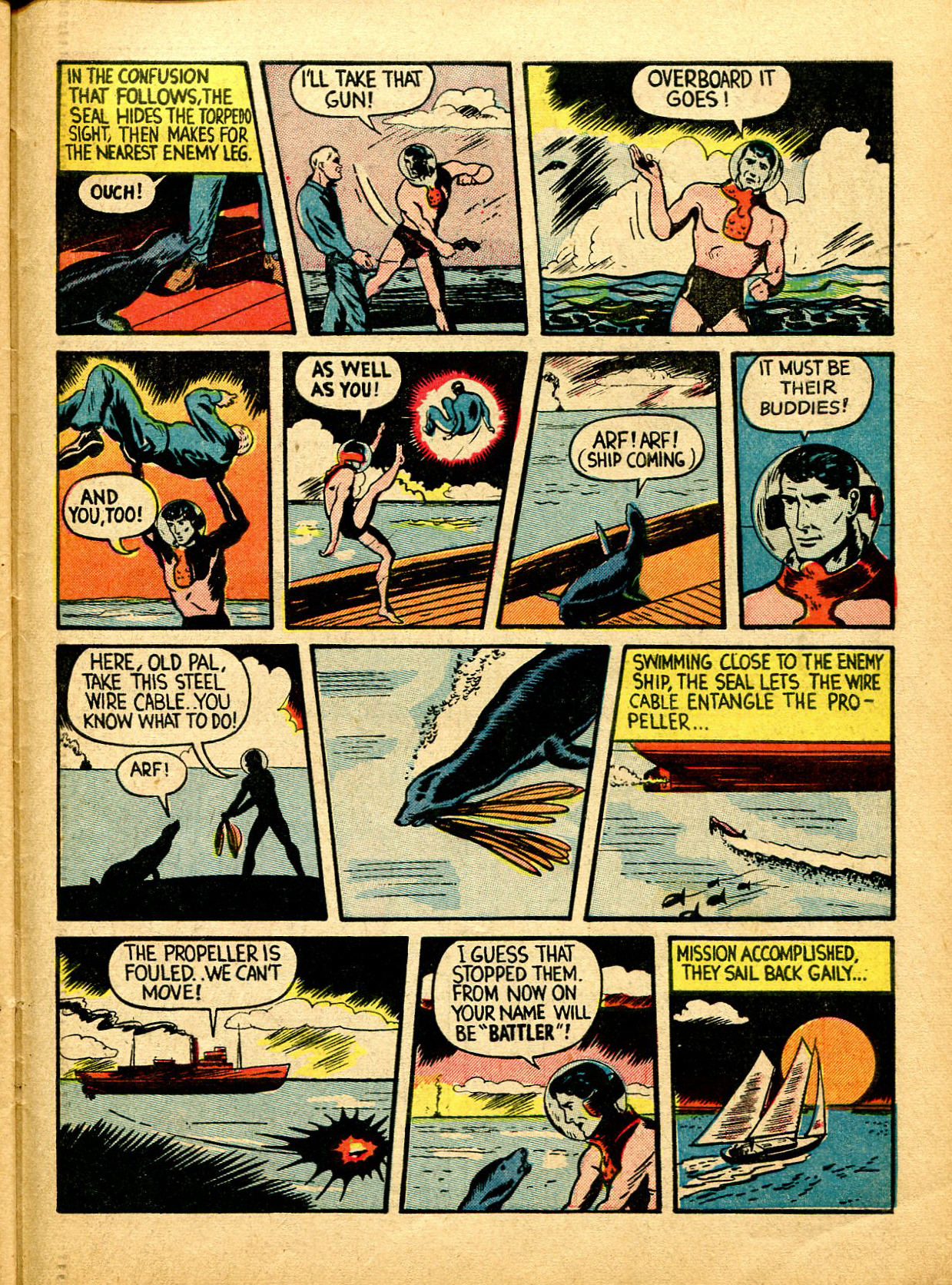 Read online Captain Flight Comics comic -  Issue #7 - 41