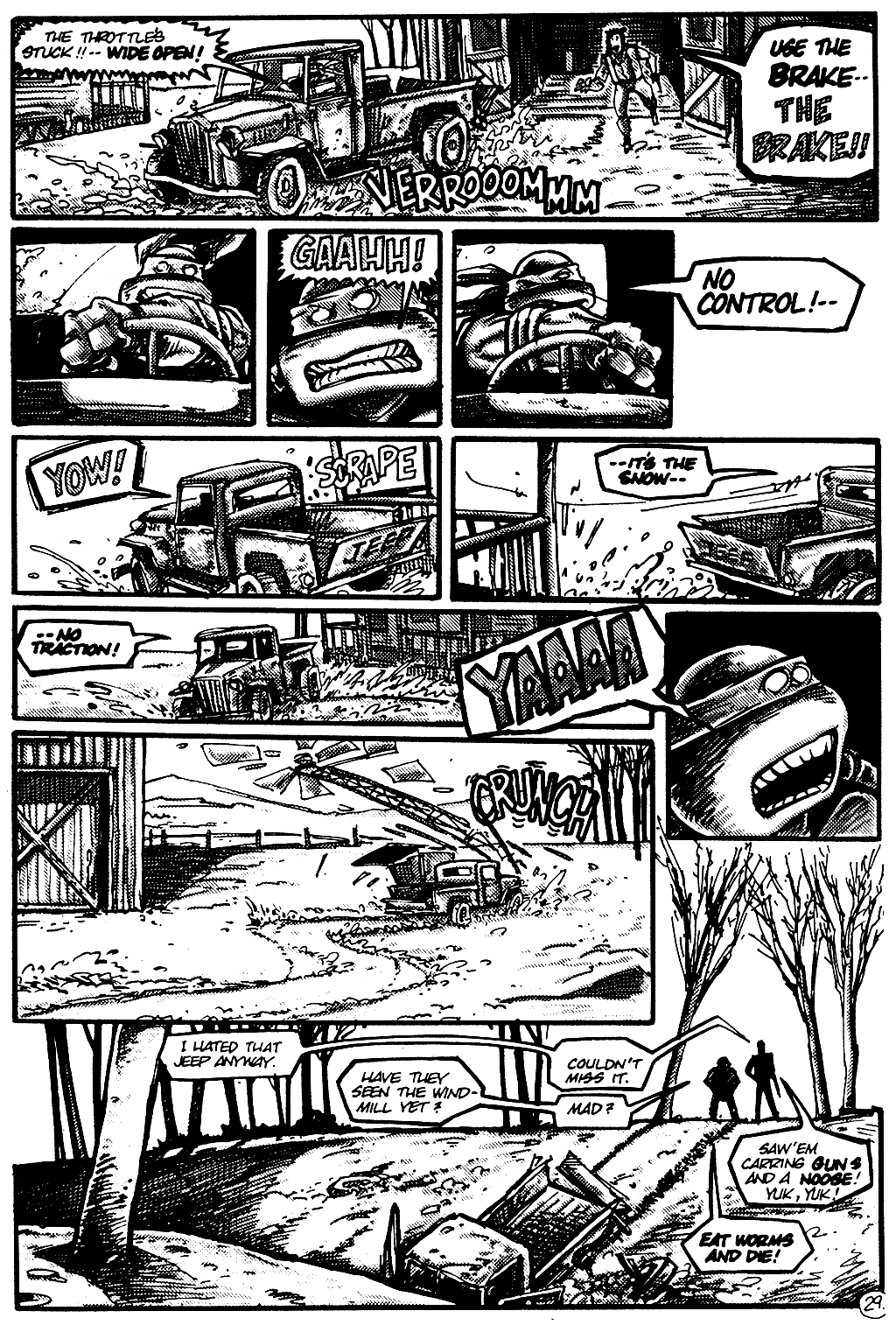 Read online Teenage Mutant Ninja Turtles (1984) comic -  Issue #11 - 30