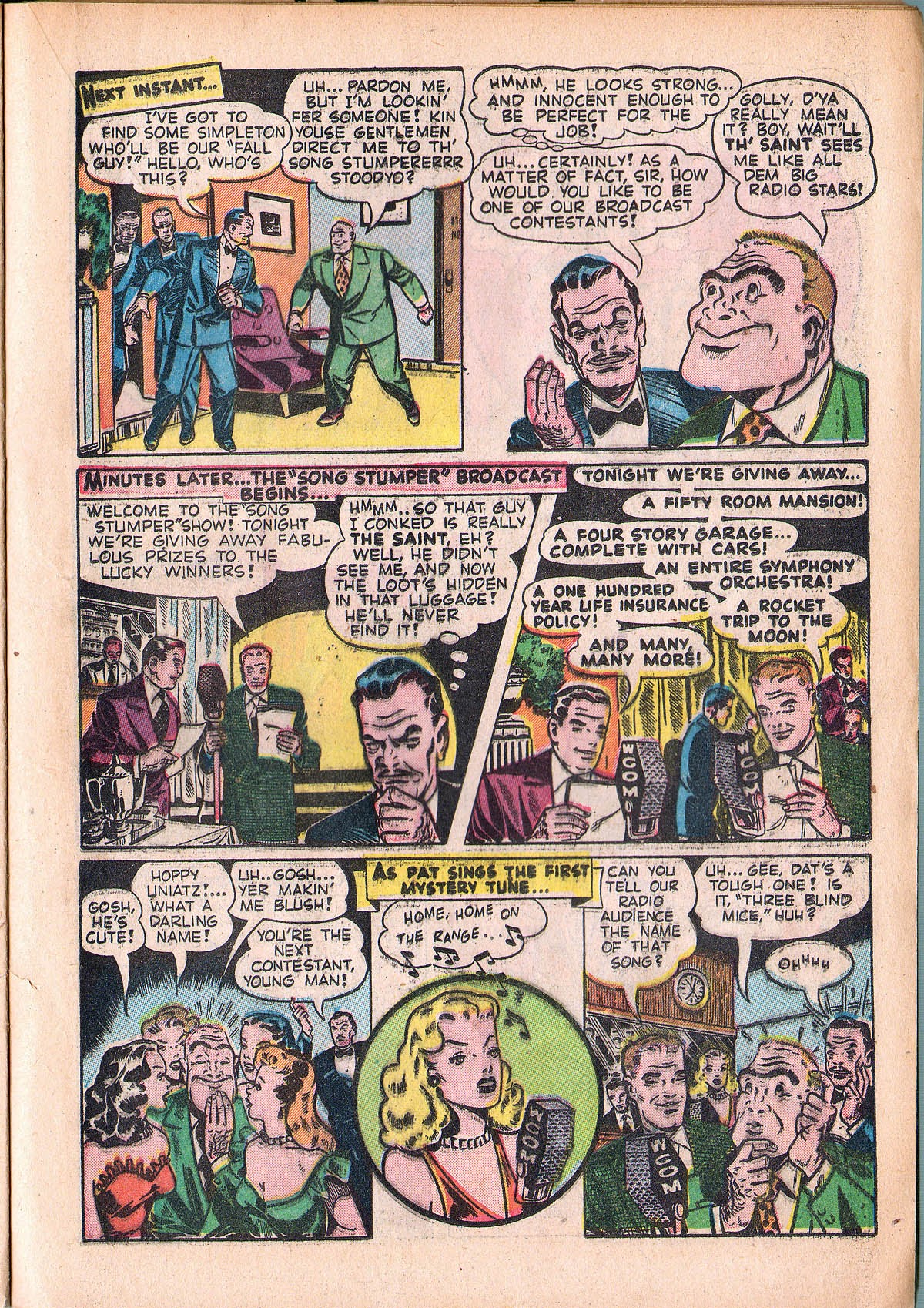 Read online The Saint (1947) comic -  Issue #5 - 33