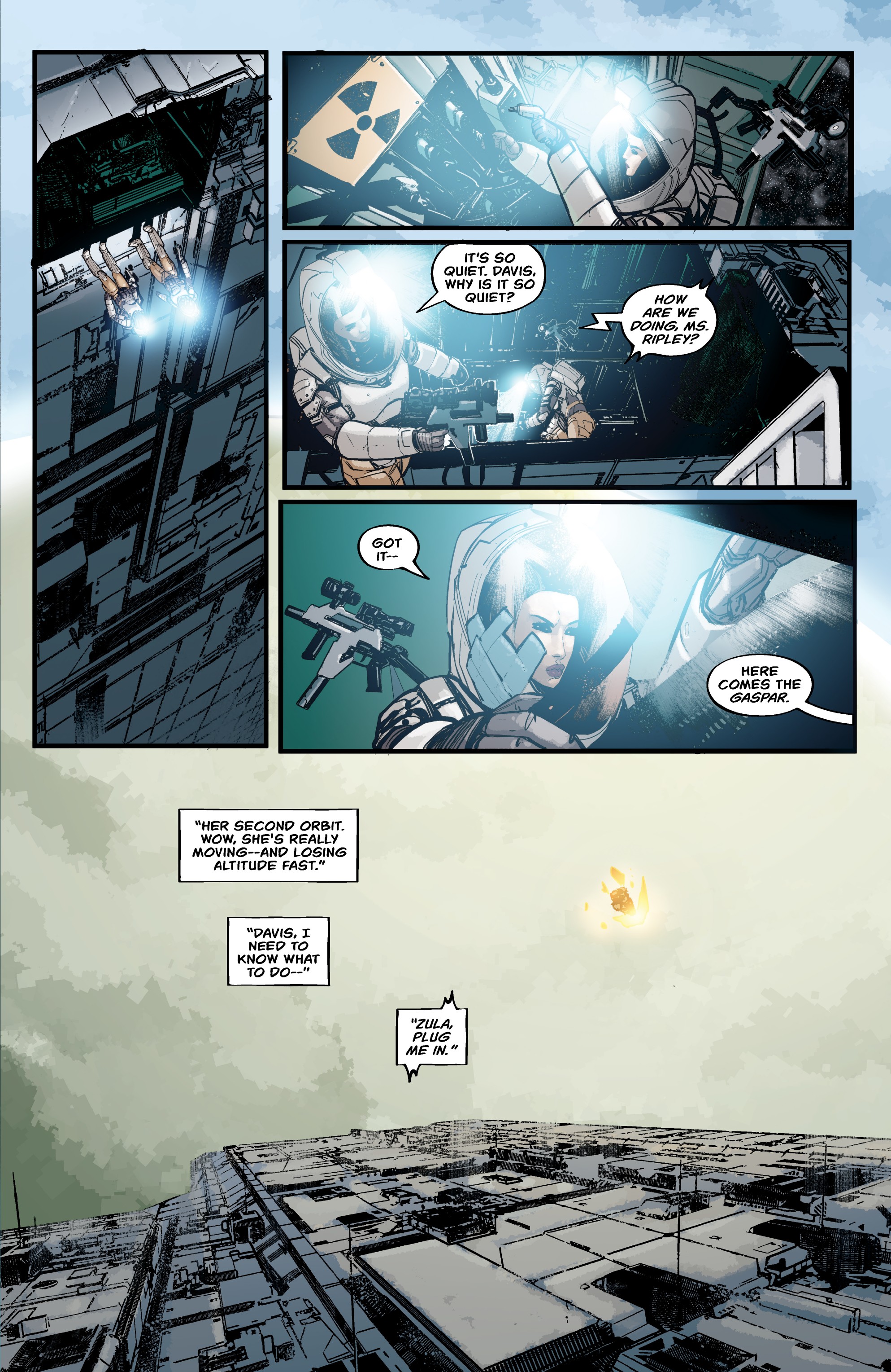 Read online Aliens: Resistance comic -  Issue #2 - 17