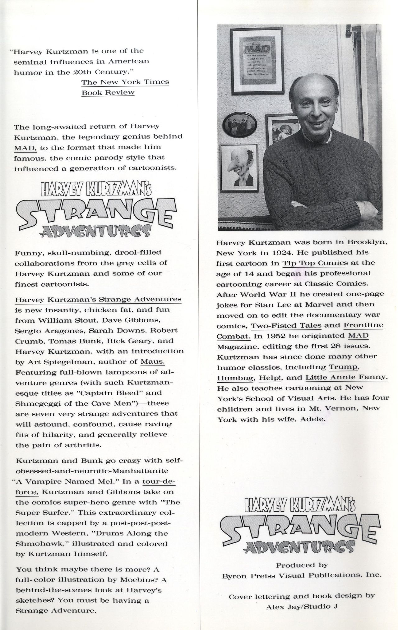 Read online Harvey Kurtzman's Strange Adventures comic -  Issue # TPB - 75