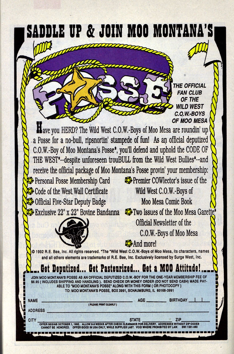 Read online Wild West C.O.W.-Boys Of Moo Mesa (1992) comic -  Issue #1 - 33