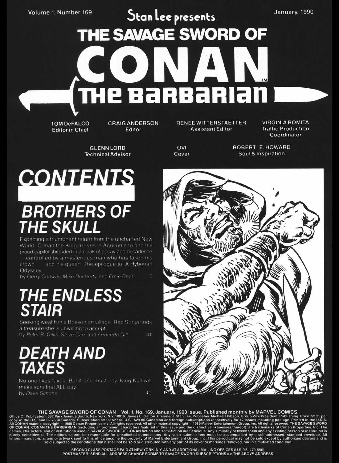 Read online The Savage Sword Of Conan comic -  Issue #169 - 3