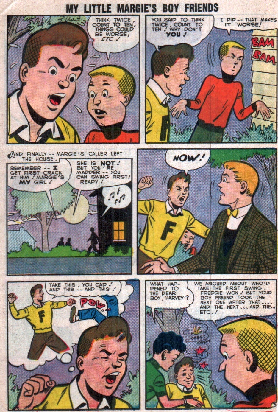 Read online My Little Margie's Boy Friends comic -  Issue #10 - 23