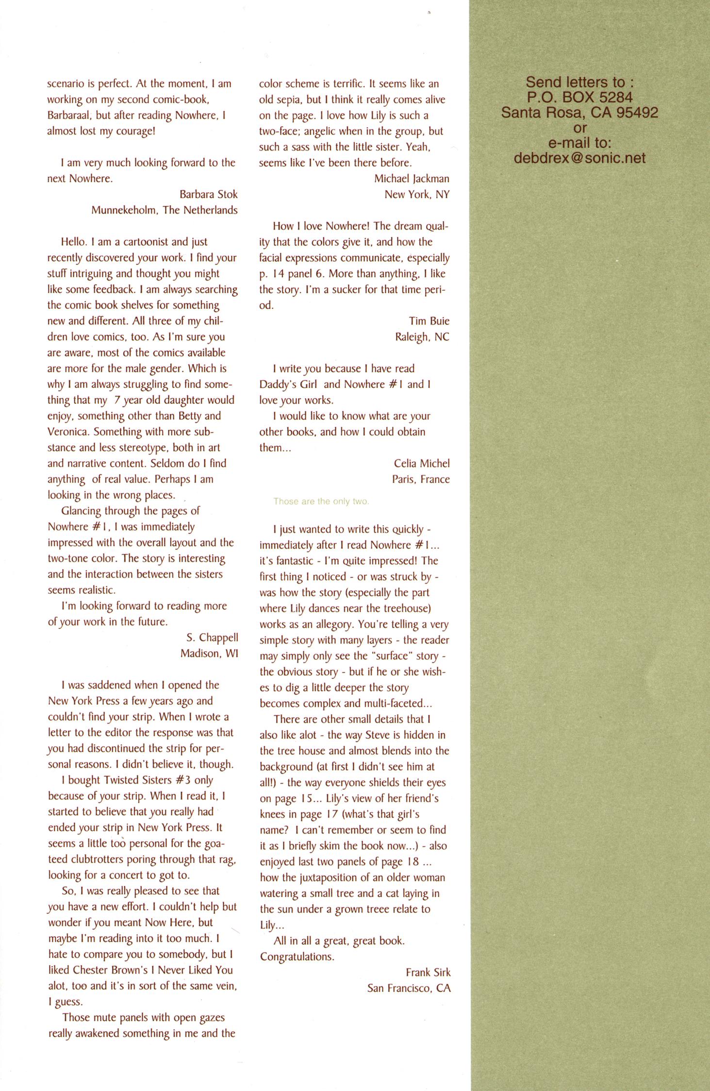 Read online Nowhere comic -  Issue #2 - 27