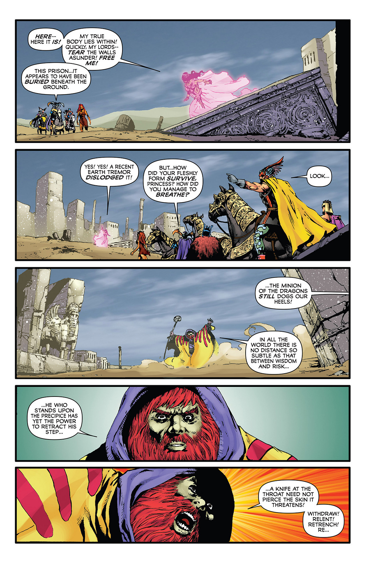 Read online Kirby: Genesis - Dragonsbane comic -  Issue #3 - 22